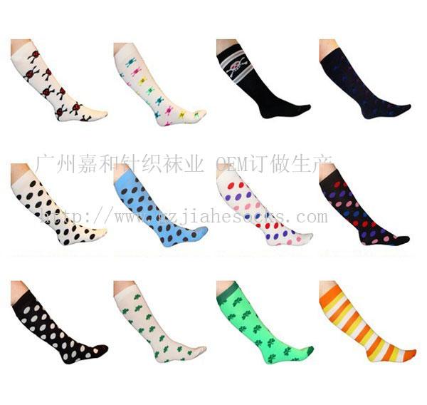 供應(yīng)女士長(zhǎng)筒襪高筒襪  純棉秋冬襪子  三骨襪 時(shí)尚襪襪子廠家