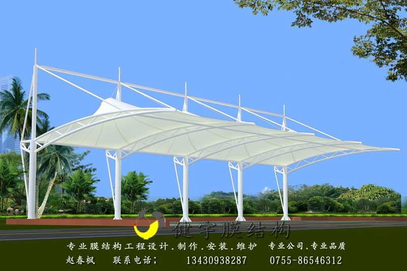 供應(yīng)用于景觀棚的非凡好看的膜結(jié)構(gòu)景觀棚