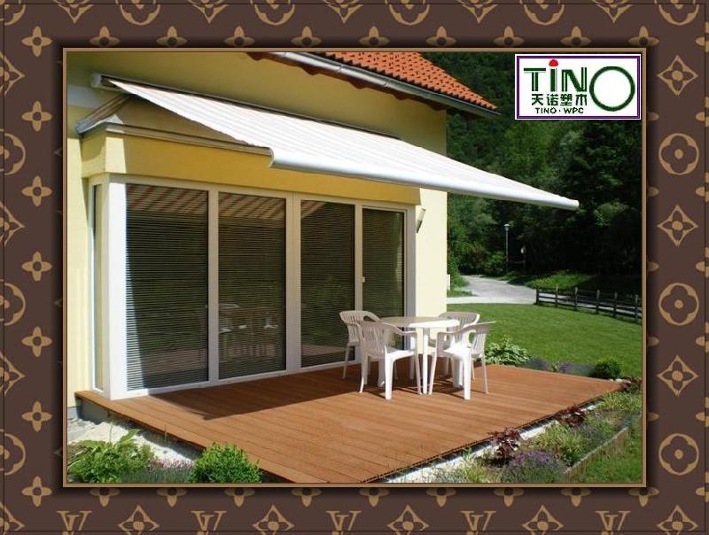 雙槽面塑木地板 ;WPC雙槽面塑木地板;PE木塑槽面地板