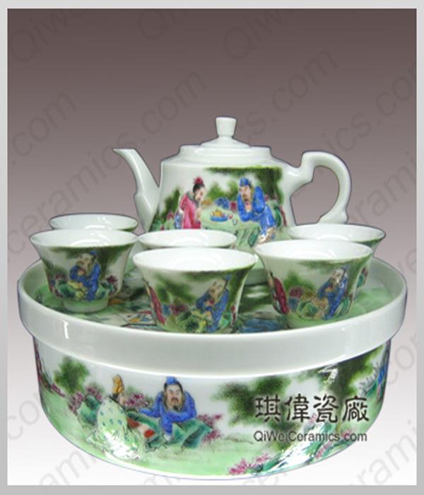 手繪茶具圖片/手繪茶具樣板圖 (4)