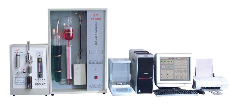 电脑碳硫高速分析仪 不锈钢分析仪器 合金材料分析仪器 钢铁分析仪图片