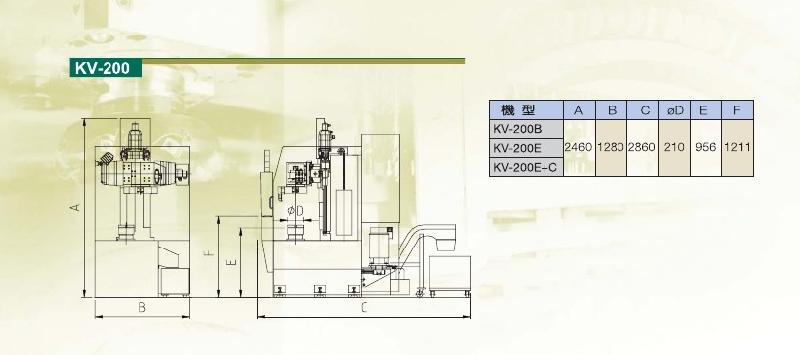 供應(yīng)臺(tái)灣油機(jī)KV200數(shù)控立車(chē)