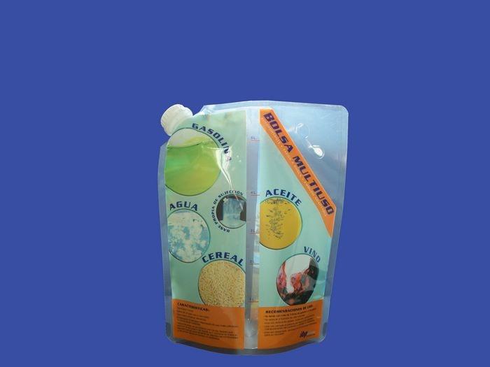 兒童吹泡泡水自立吸嘴袋圖片