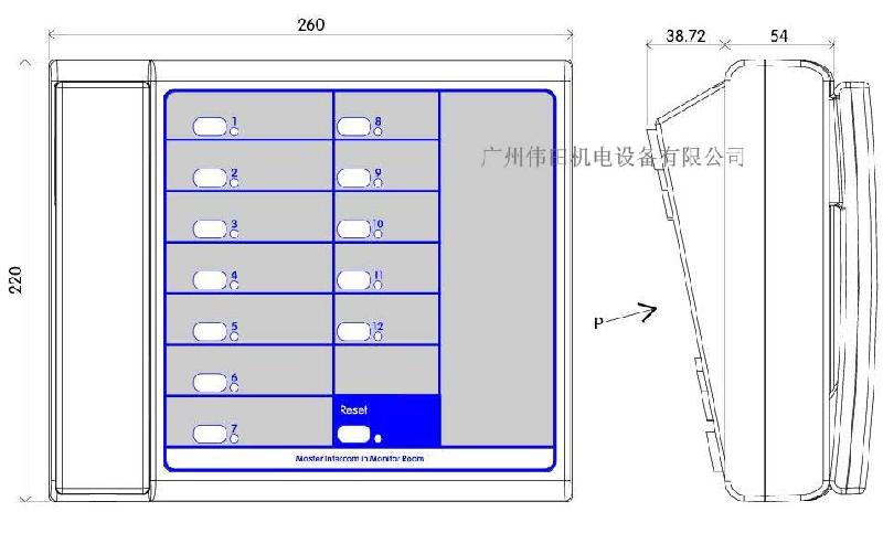 NKT12德凌電梯對講監(jiān)控主機(jī)圖片/NKT12德凌電梯對講監(jiān)控主機(jī)樣板圖 (4)