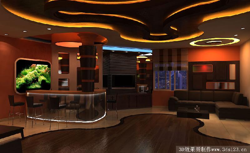 客廳效果圖圖片/客廳效果圖樣板圖 (4)