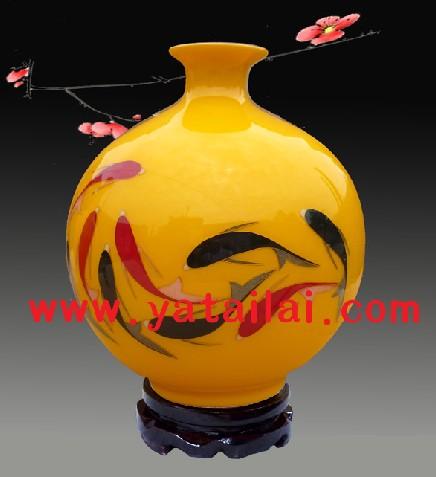供應(yīng)西安麥稈畫工藝花瓶