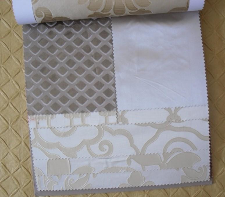 供應(yīng)用于窗簾的摩卡窗簾面料歐式提花面料廠家