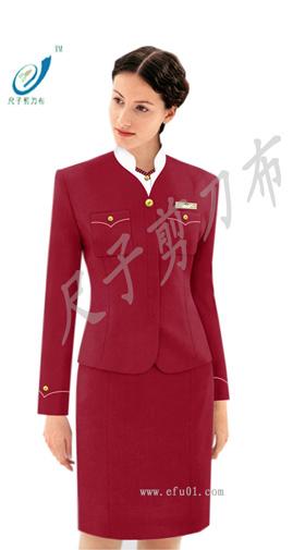 供应夏季短袖航空制服航空服定做航空职业装