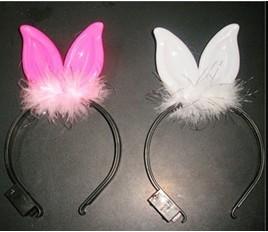 供應演唱會用品閃光用品小兔耳紅蘭雙
