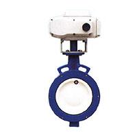 電動(dòng)對(duì)夾式軟密封蝶閥供應(yīng)商圖片