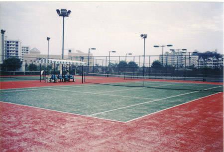 供應彈性地面球場材料