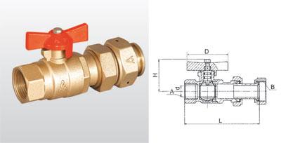 供應(yīng)埃美柯銅球閥
