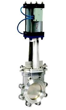 供應(yīng)梅花型氣動刀型閘閥，梅花型不銹鋼刀閘閥