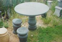 供應(yīng)石雕茶幾曲陽石雕