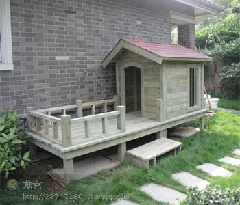 四川成都京都防腐木加工廠寵物屋圖片