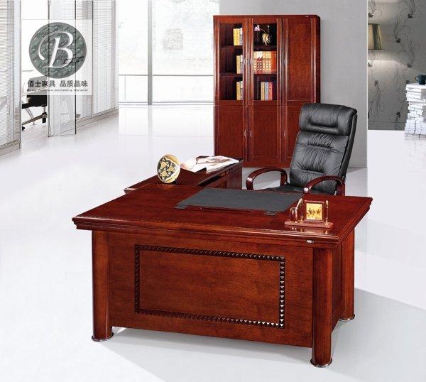 供應(yīng)時(shí)尚總裁大班臺(tái)圖片A26，辦公家具實(shí)木大班臺(tái)，辦公家具圖片