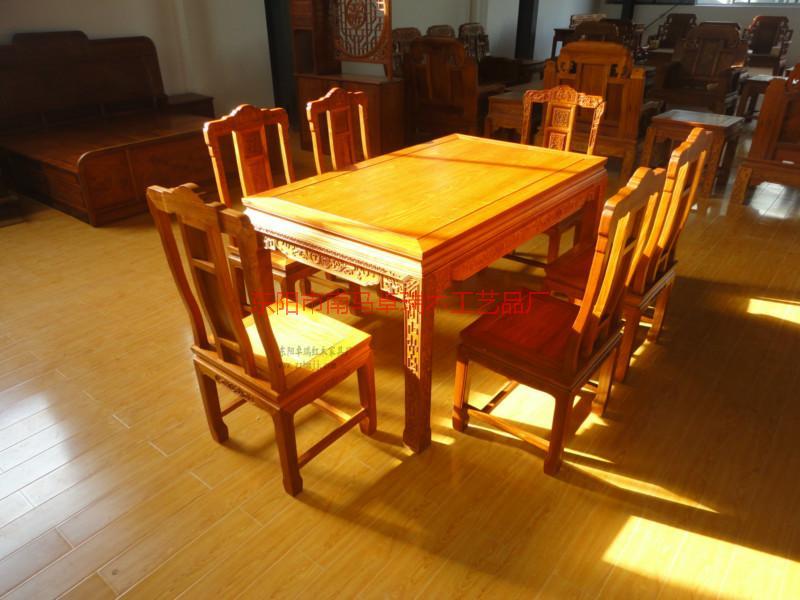 紅木圓桌批發(fā)廠家餐桌系列 非洲花梨木餐廳家具 圓臺(tái)批發(fā)廠家 刺猬紫檀家具