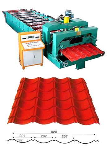 供应前进828琉璃瓦机器图片