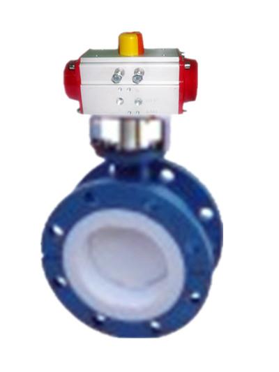 供應(yīng)氣動(dòng)對(duì)夾襯氟蝶閥/D671F46-16C