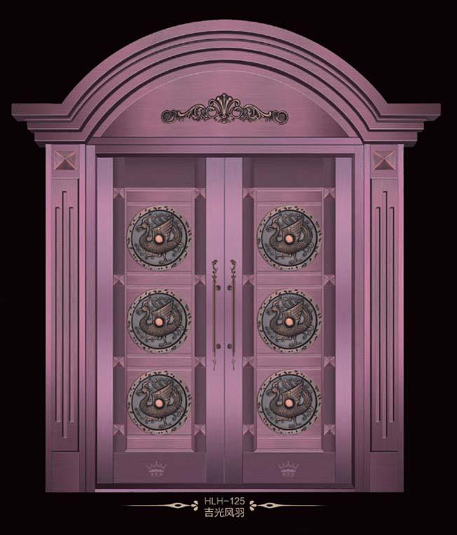 供應(yīng)商丘別墅銅門-商丘實體銅門