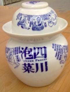 供應(yīng)批發(fā)瓷器陶瓷腌菜壇；陶瓷密封食品罐定做訂制泡菜壇大量定做來(lái)樣加工