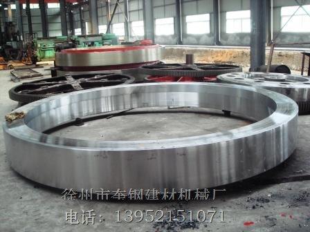 供應石膏回轉窯大齒輪滾圈-石膏旋管窯大齒輪滾圈托輪配件