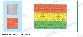 供应新乡优质彩砖模具厂路沿石模具厂家图片