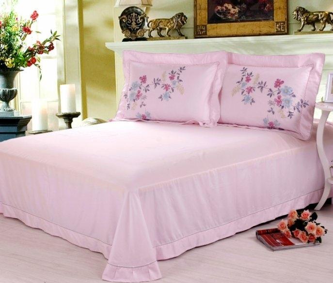 供應時尚繡花四件套粉色浪漫，廠家直銷時尚繡花四件套粉色浪漫，產(chǎn)品批發(fā)