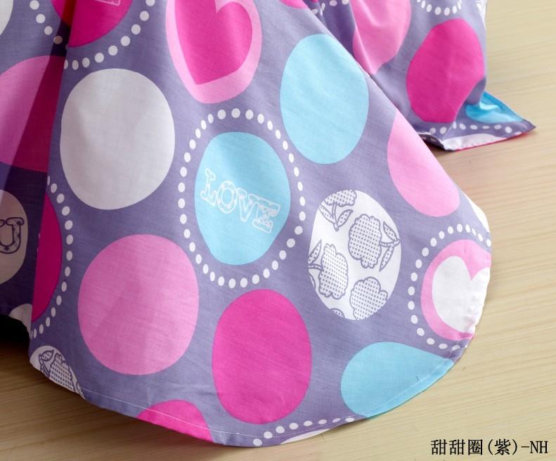 供應(yīng)全棉斜紋四件套甜甜圈，廠家直銷全棉斜紋四件套甜甜圈 混合批發(fā)