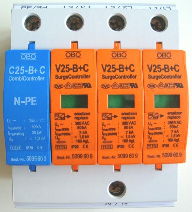 OBO防雷三相電源避雷器圖片