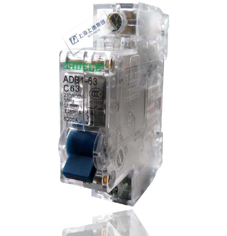 DZ47-1P透明小型斷路器圖片