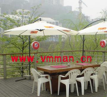 供應(yīng)西安手搖香蕉傘吊傘庭院傘遮陽傘廠家批發(fā)價定做團購