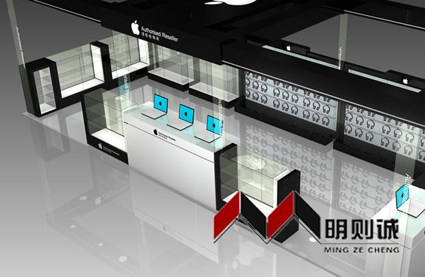 蘇州太倉華聯(lián)蘋果專柜設(shè)計(jì)制作圖片