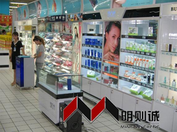 供應溧陽商場化妝品專柜制作，化妝品展示柜制作，化妝品展柜設計制作公司