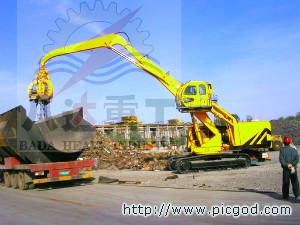 供應移動式卸車機卸煤機抓料機抓鋼機