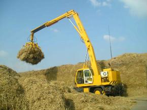 供應(yīng)抓料機(jī)秸稈麥草棉桿木材卸車碼垛