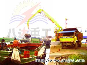 供應鐵礦石火車卸車機石子卸車抓料機