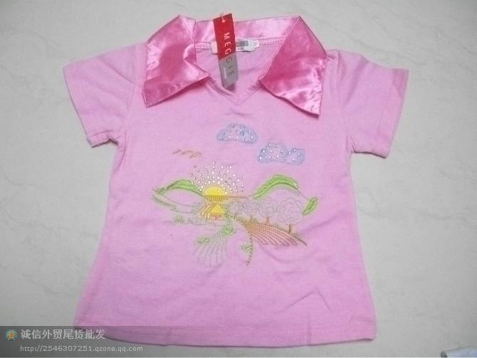 供應(yīng)外貿(mào)雜款男女時(shí)裝T裇庫存尾貨T裇