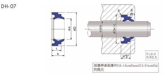 臺(tái)灣鼎基DZ-DH-07往復(fù)防塵密封件圖片/臺(tái)灣鼎基DZ-DH-07往復(fù)防塵密封件樣板圖 (2)