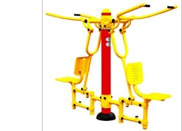 供應(yīng)廣西健身器材生產(chǎn)批發(fā)廠商柳州坐蹬器圖片雙人健騎機(jī)樣品