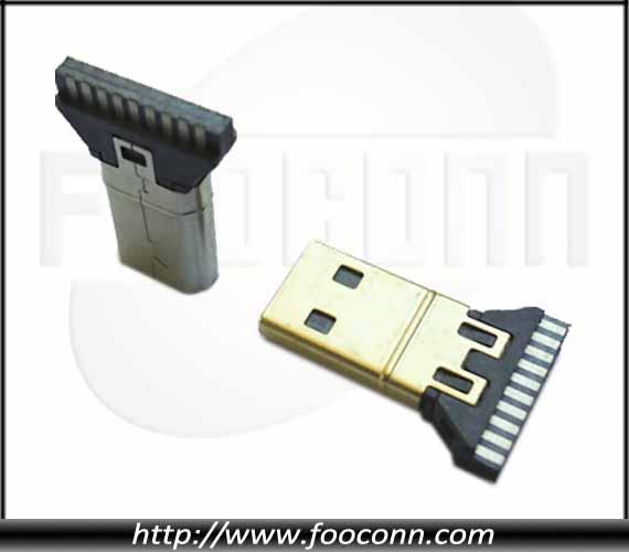 供應(yīng)HDMIDTYPE加寬型焊線公頭