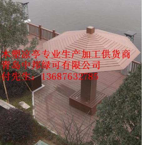 青島城陽木塑涼亭代理商圖片