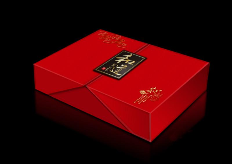 供應(yīng)珠海左右翻開紅色茶葉盒