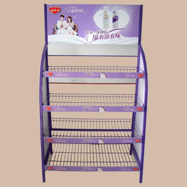 供應(yīng)娃哈哈食品展架廠家制作食品展架