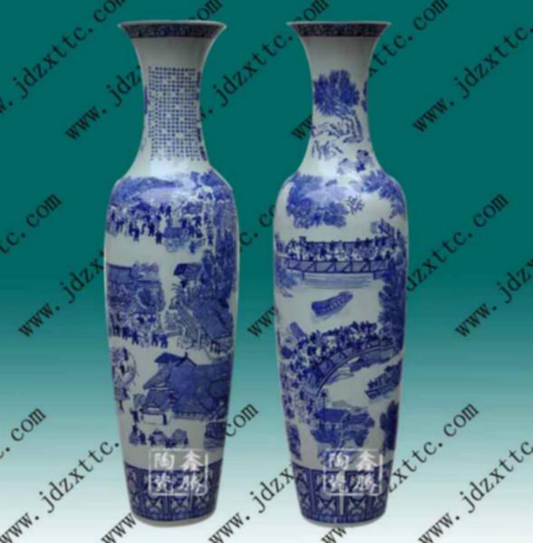 供應陶瓷大花瓶 青花陶瓷大花瓶定做價格
