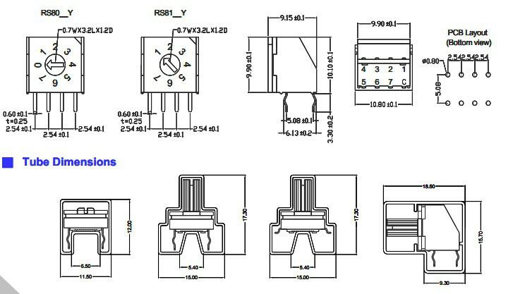 供應(yīng)旋轉(zhuǎn)開關(guān)RS8067HRU薄碼開關(guān)RR30014