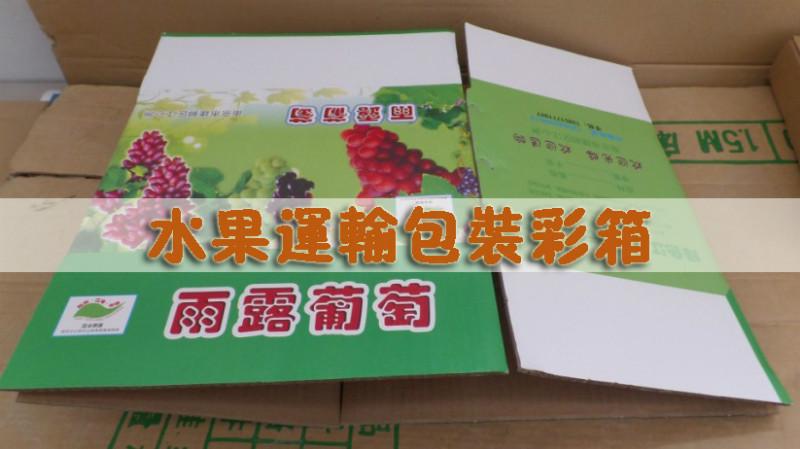 供应水果纸箱水果彩箱 果品批发彩色纸箱 高档蔬果运输纸箱