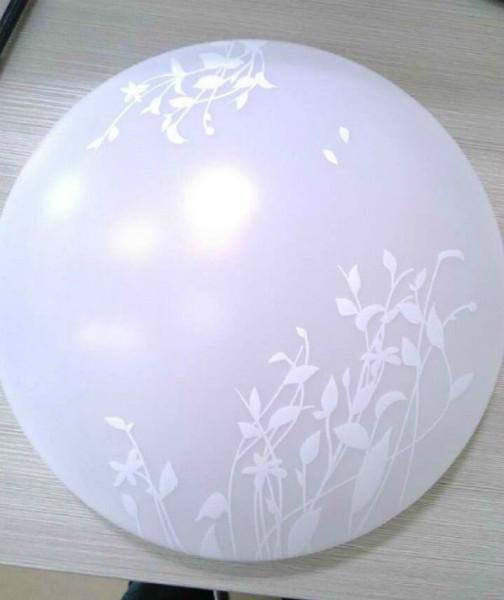 供應(yīng)江門吸頂燈燈罩印花-紅花，吸頂燈燈罩加工，吸頂燈燈罩配件