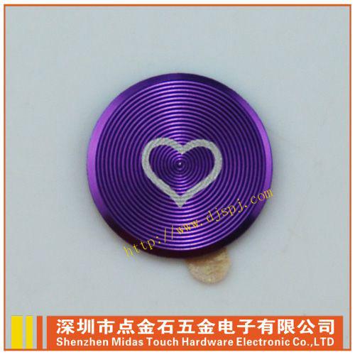 供應(yīng)金屬按鍵貼金屬按鍵桃心金屬按鍵