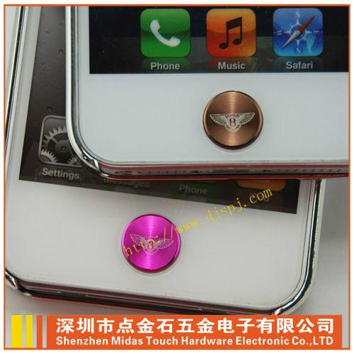 供應(yīng)蘋果手機(jī)金屬按鍵金屬按鍵貼